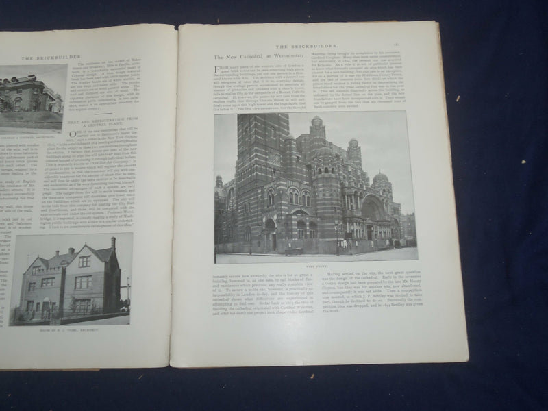 1904 SEPTEMBER THE BRICKBUILDER MAGAZINE - AN ARCHITECTURAL MONTHLY - ST 528C