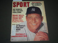 1965 AUGUST SPORT MAGAZINE - MICKEY MANTLE COVER - GREAT PHOTOS - SP 2817