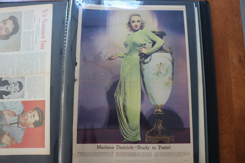 HOLLYWOOD GIANT SIZE SCRAPBOOK - MARLENE DIETRICH - #3