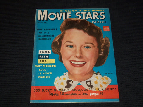 1954 JULY MOVIE STARS PARADE MAGAZINE - JUNE ALLYSON COVER - E 12147