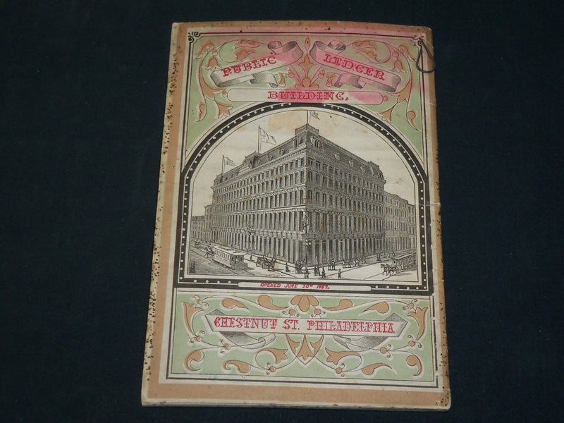 1890 PUBLIC LEDGER ALMANAC - 21ST ANNUAL - JOHNSTOWN DISASTER - J 5952