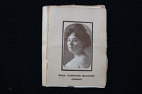1912 NOVEMBER 19 EDNA HARWOOD BAUGHER SOPRANO RECITAL PROGRAM - K 2809