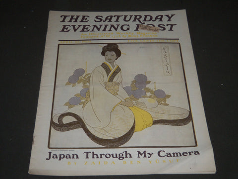 1904 APRIL 23 THE SATURDAY EVENING POST MAGAZINE - ILLUSTRATED COVER - SP 462