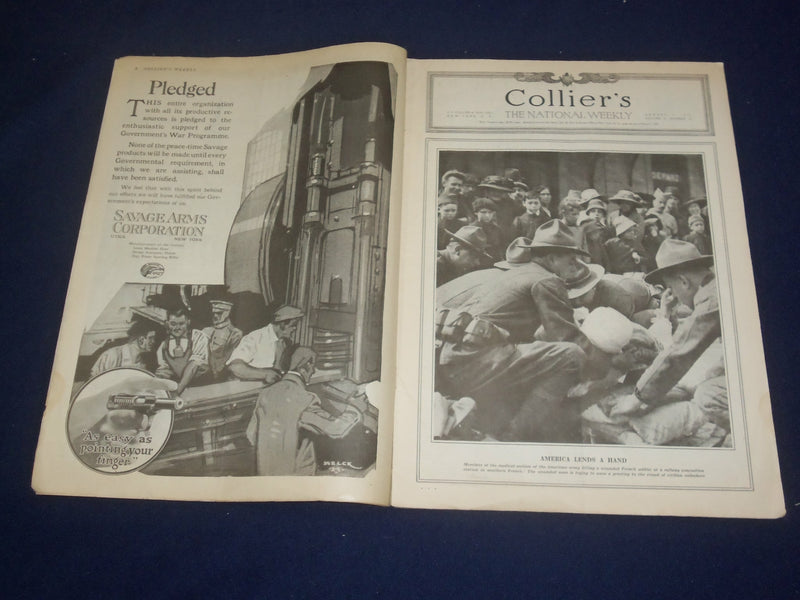 1918 AUGUST 3 COLLIER'S MAGAZINE - THE GYPSY DIVISION GOES IN - ST 6740