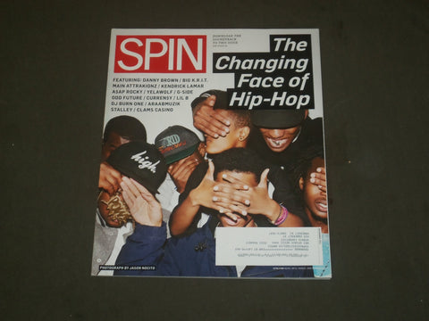 2011 DECEMBER SPIN MAGAZINE - CHANGING FACE OF HIP-HOP - GREAT PHOTOS - B 2112