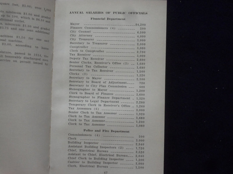 1929 MANUAL OF THE CITY OF PATERSON NEW JERSEY 1929 HARDCOVER BOOK - KD 8849
