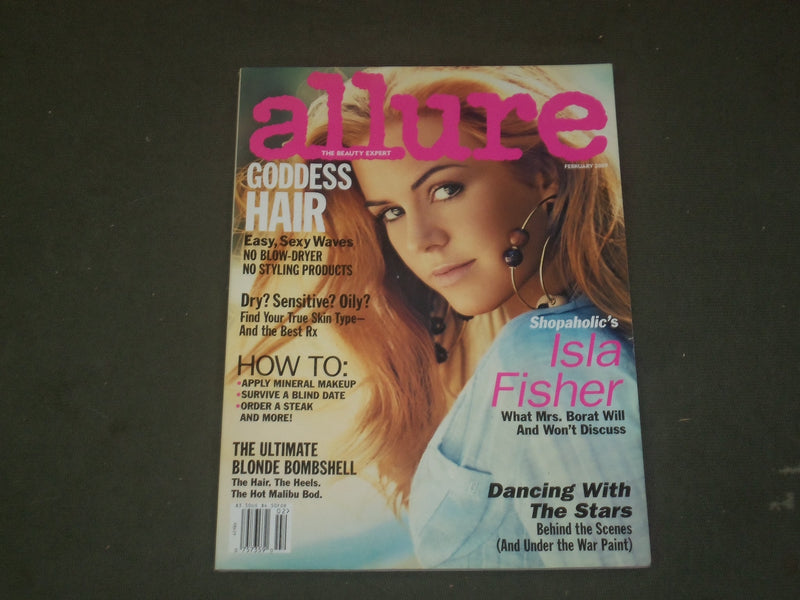 2009 FEBRUARY ALLURE MAGAZINE - ISLA FISHER COVER - B 1471