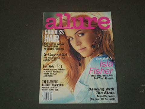 2009 FEBRUARY ALLURE MAGAZINE - ISLA FISHER COVER - B 1471