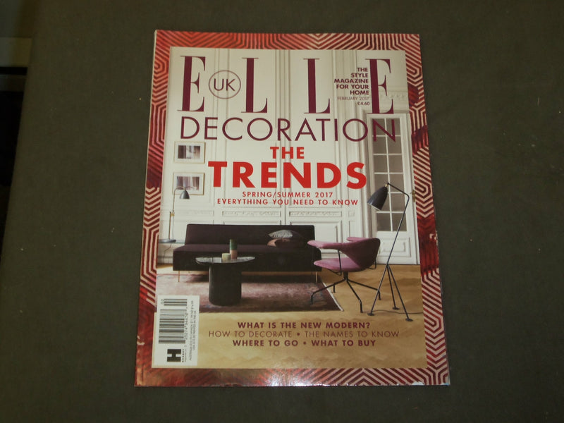 2017 FEBRUARY ELLE DECORATION MAGAZINE - BRITISH - THE TRENDS - B 5150