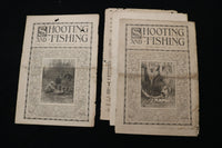 1900 SHOOTING AND FISHING MAGAZINE - LOT OF 21 - O 3697
