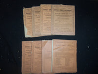 1877 POTTER'S AMERICAN MONTHLY ILLUSTRATED MAGAZINE - LOT OF 8 ISSUES - WR 1149
