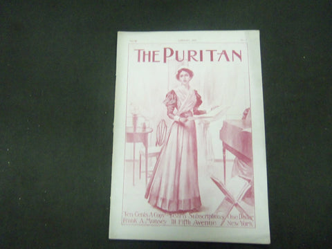 1898 JANUARY THE PURITAN MAGAZINE - GREAT ILLUSTRATIONS -ST 797