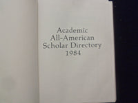 1984 ACADEMIC ALL-AMERICAN SCHOLAR PROGRAM - VOLUME I - YB 3038