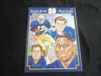 1990 NOVEMBER 17 FOOTBALL PROGRAM - NOTRE DAME UNIV VS PENN STATE UNIV - B 5534P