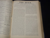 1883-1884 THE HOUR MAGAZINE BOUND VOLUME LOT OF 2 - NEW YORK - KD 3340K