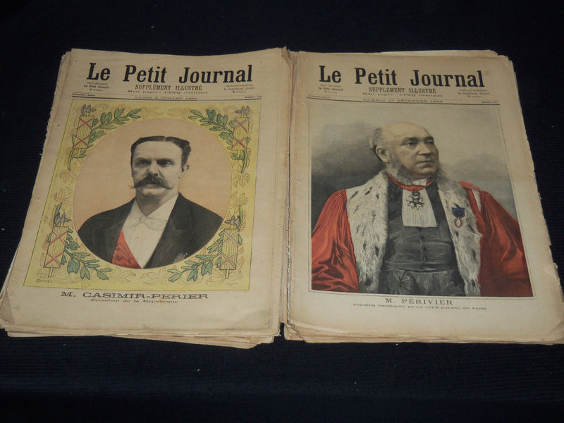 1890'S-1900'S LE PETIT JOURNAL SUPPLEMENT ILLUSTRE MAGAZINES LOT OF 400+ - #1
