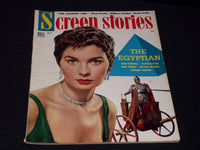 1954 OCTOBER SCREEN STORIES MAGAZINE - JEAN SIMMONS FRONT COVER - E 14435