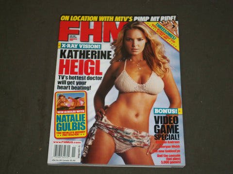 2004 NOVEMBER FHM MAGAZINE (FOR HIM) - KATHERINE HEIGL COVER - B 3547