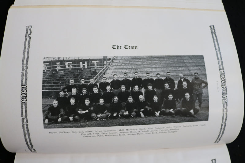 1919 THE HAWKEYE UNIVERSITY OF IOWA YEARBOOK - IOWA CITY, IOWA - YB 3536