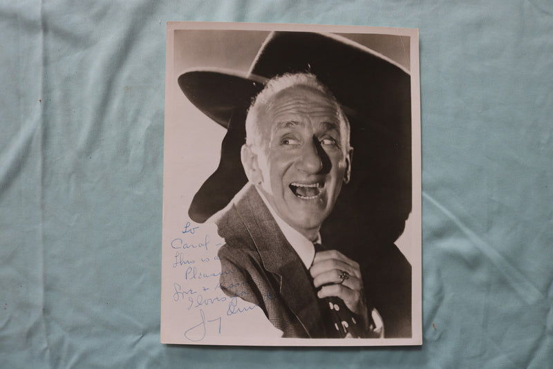 JIMMY DURANTE 8X10 AUTOGRAPHED PHOTOS - LOT OF 2 - K 3328