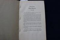 1951-1952 VASSAR COLLEGE CHAPEL PROGRAMS SOFTCOVER BOOK - K 867