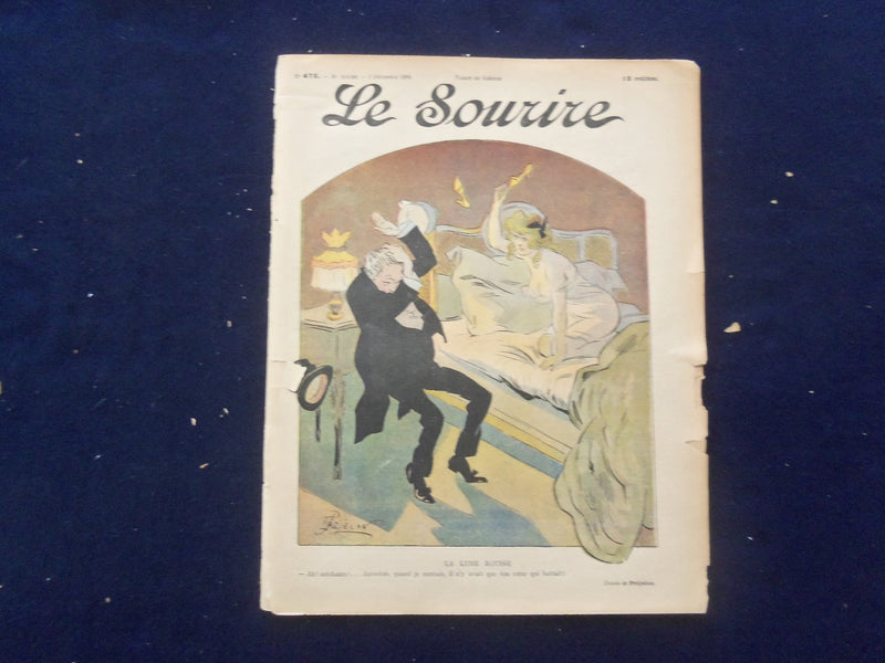1908 DEC 5 LE SOURIRE MAGAZINE - ILLUSTRATED COMEDY - FRENCH TEXT - SP 4867S