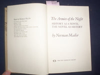 1968 ARMIES OF THE NIGHT HARDCOVER BOOK BY NORMAN MAILER - 1ST EDITION - KD 8170