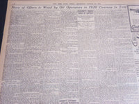 1924 MARCH 20 NEW YORK TIMES - COMMITTEE CALLS WILL HAYS TO TESTIFY - NT 6824
