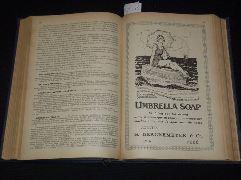 1928-1929 LIMA LA CIUDAD DE LOS VIRREYES - LIBRO PERUANO BOOK - KD 5994