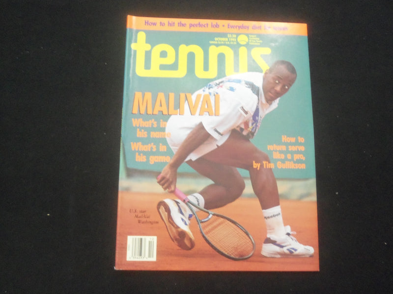 1993 OCTOBER TENNIS MAGAZINE - MALIVAI WASHINGTON - ST 201D