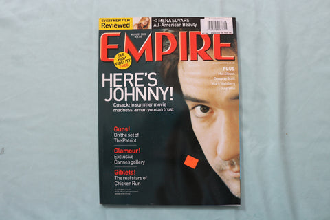 2000 AUGUST EMPIRE MAGAZINE - JOHN CUSACK COVER - E 19648
