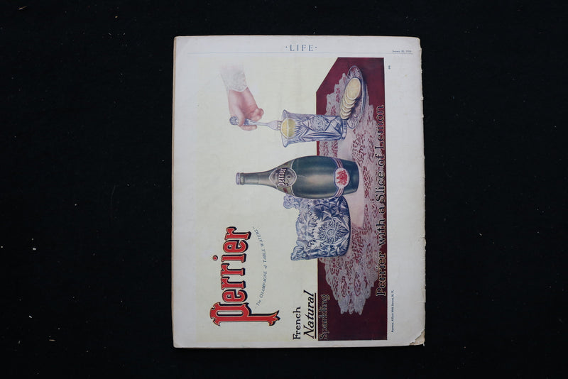 1910 JANUARY 20 LIFE MAGAZINE - SPINSTER'S NUMBER COVER - E 10657