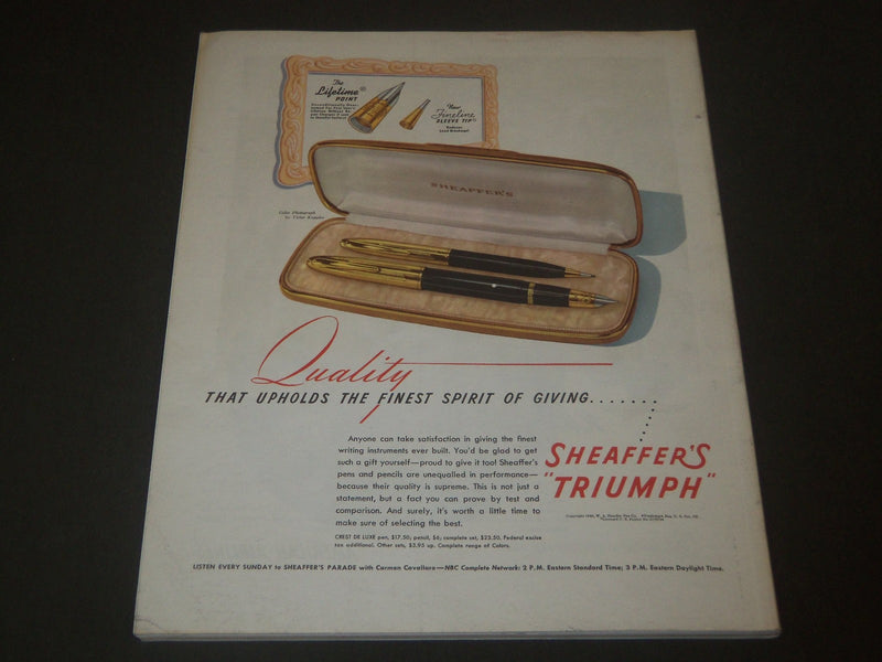 1946 SEPTEMBER FORTUNE MAGAZINE - GREAT COVER & ADS - F 213