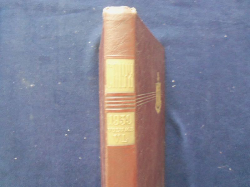 1939 CALYX WASHINGTON AND LEE UNIVERSITY YEARBOOK - LEXINGTON, VIRGINIA- YB 3047