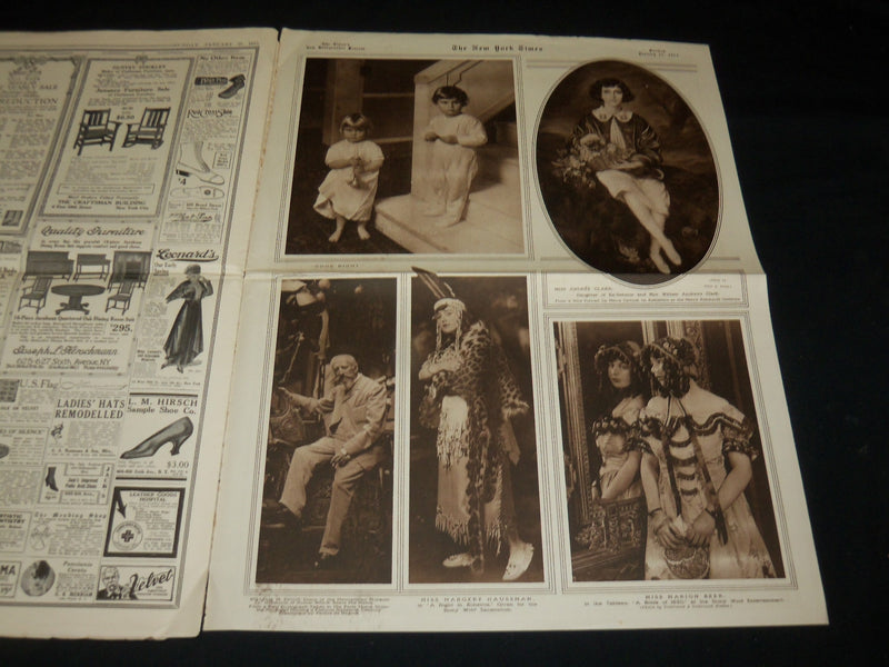 1915 JANUARY NEW YORK TIMES PICTURE SECTION - WORLD WAR I - WWI - NP 5469