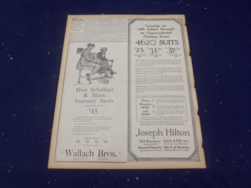1920 JUNE 18 NEW YORK TIMES - WILSON TALKS ON CAPAIGN ISSUES - NT 9128