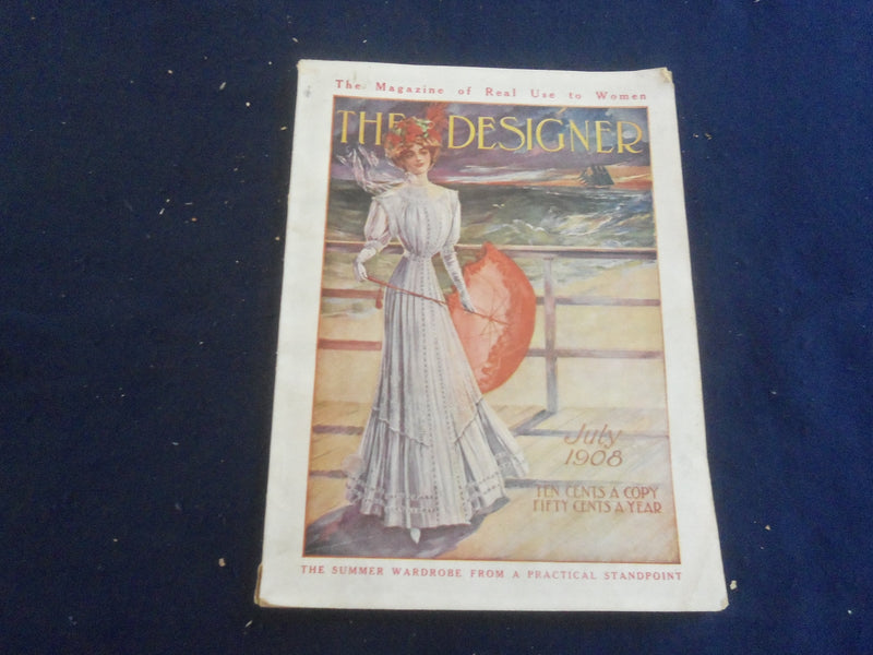 1908 JULY THE DESIGNER MAGAZINE - THE SUMMER WARDROBE - B 4164J
