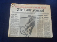 1984 FEB 25 THE DAILY JOURNAL NEWSPAPER -IRAN: NO OIL IF U.S. INTERVENES-NP 6141