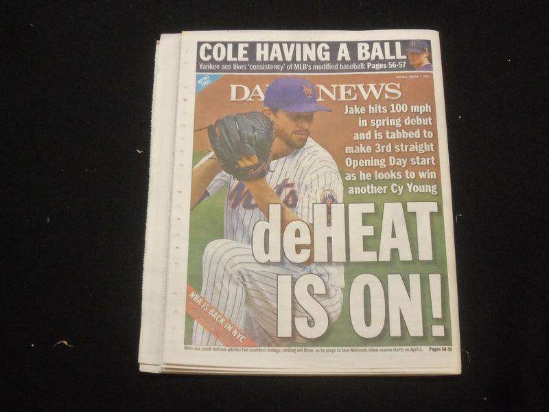 2021 MARCH 7 NEW YORK DAILY NEWS NEWSPAPER - GOV. ANDREW CUOMO IN DEEP TROUBLE