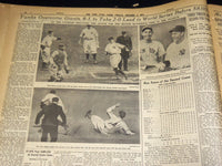1936 WORLD SERIES YANKEES DEFEAT GIANTS 4-2 NEW YORK TIMES LOT OF 7 - NT XXXX