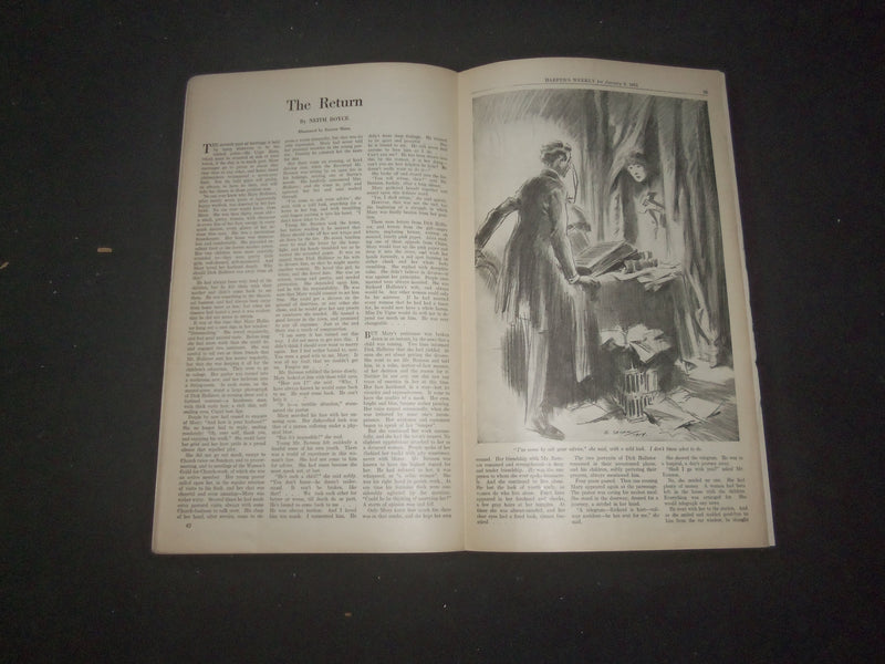 1915 JANUARY 9 HARPER'S WEEKLY MAGAZINE - THE SIEGE OF AISNE - SP 1520D