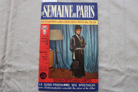 1961 AUGUST UNE SEMAINE DE PARIS MAGAZINE - FRENCH TEXT - K 3454