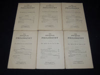 1930 THE JOURNAL OF PHILOSOPHY MAGAZINE LOT OF 23 ISSUES - WR 632A