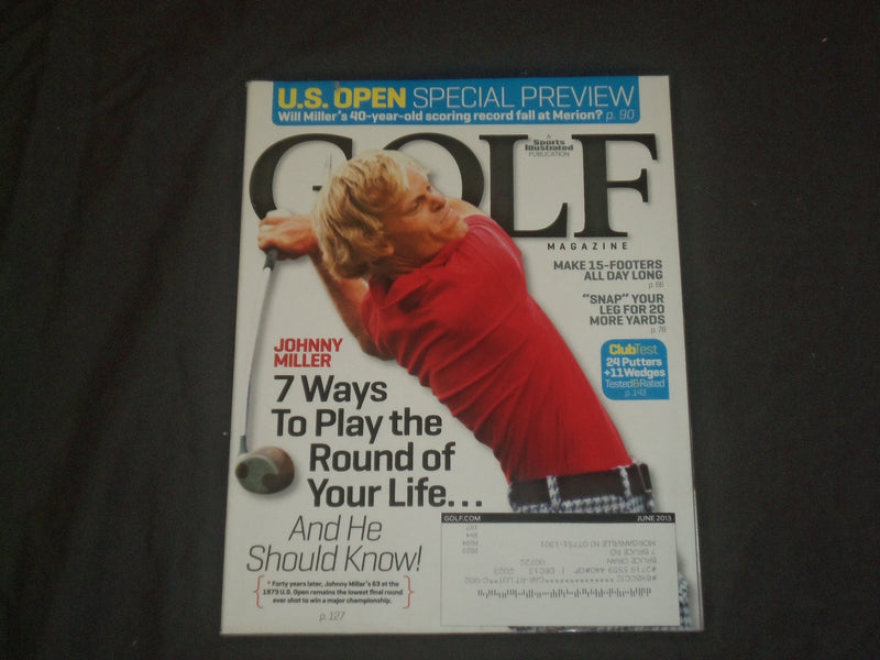 2013 JUNE GOLF MAGAZINE - JOHNNY MILLER COVER - B 964