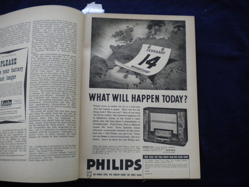1941 MODERN PUBLICITY IN WAR HARDCOVER BOOK EDITED BY F. A. MERCER - KD 8000