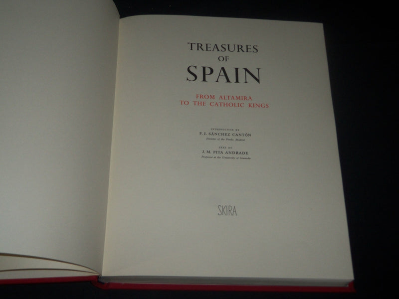 1967 TREASURES OF SPAIN ALTAMIRA BOOK BY J. M. PITA ANDRA DE - D 310