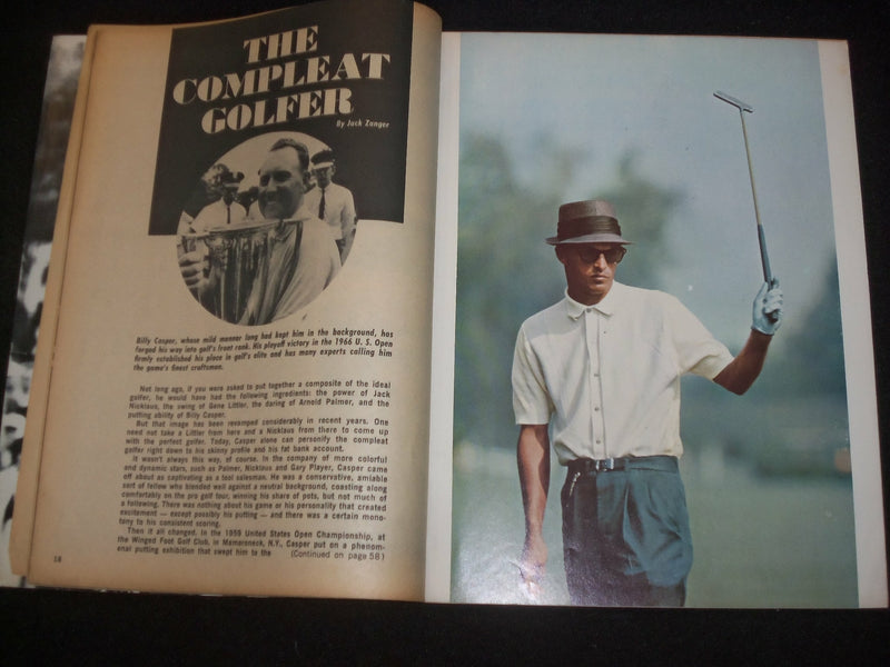 1967 JULY COMPLETE SPORTS MAGAZINE - ARNOLD PALMER COVER - GOLF ISSUE - ST 6347