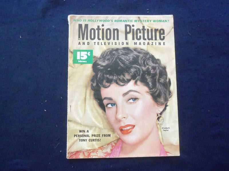 1953 FEBRUARY MOTION PICTURE AND TELEVISION MAGAZINE- ELIZABETH TAYLOR- SP 4780U