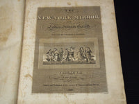 1829-1830 NEW YORK MIRROR AND LADIES GAZETTE BOUND VOLUME - R 89G