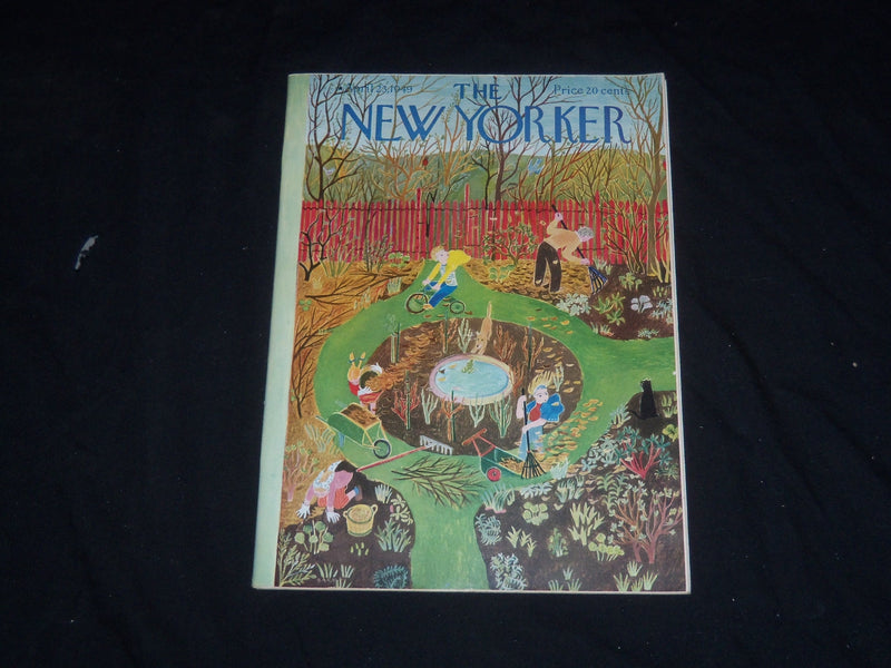 1949 APRIL 23 THE NEW YORKER MAGAZINE - ILLUSTRATED COVER - NY 310